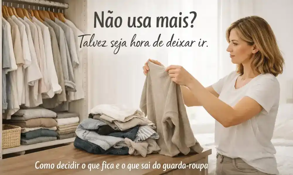 Organização de guarda-roupa: Como decidir o que fica e o que sai do guarda-roupa