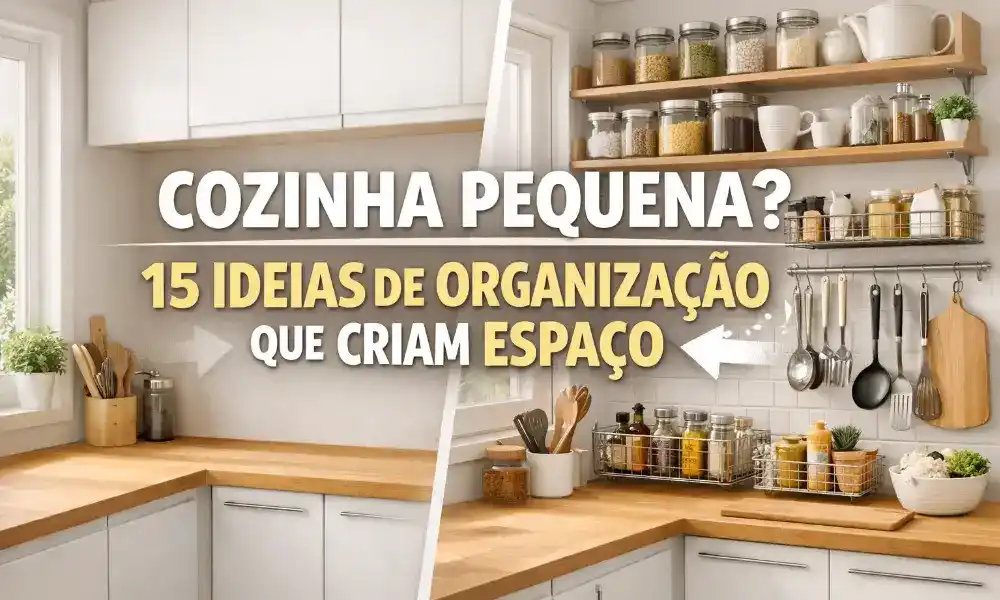 Organização da cozinha em espaços pequenos
