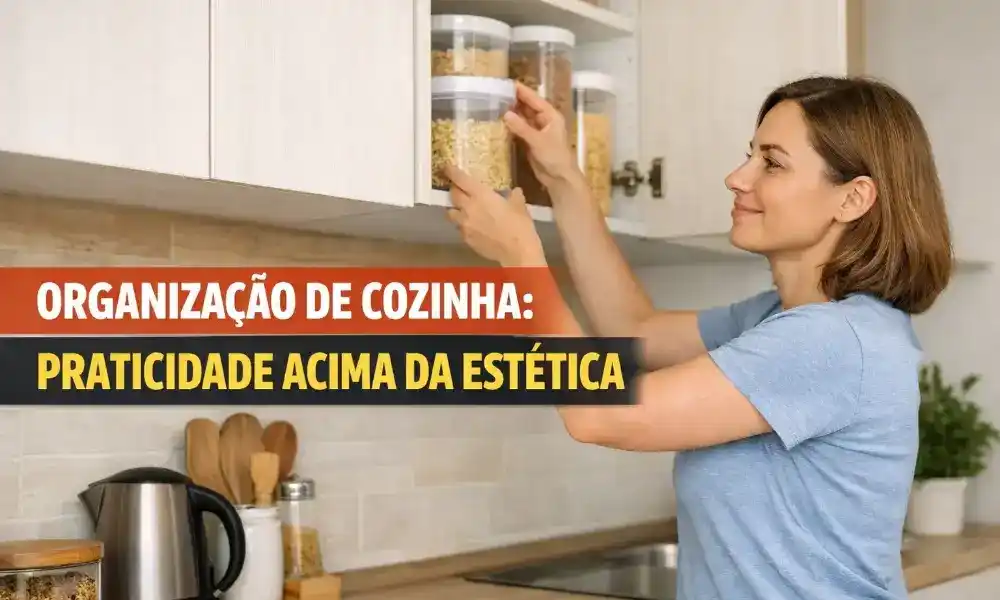Organização de cozinha: praticidade acima da estética