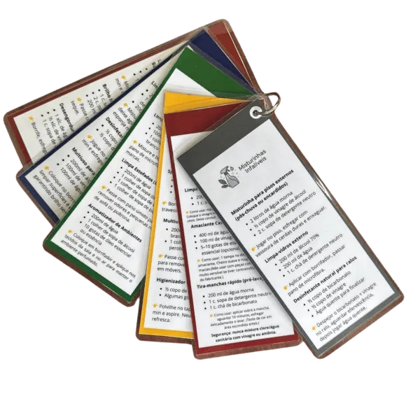 Flash Cards de Limpeza da Casa por Cômodo