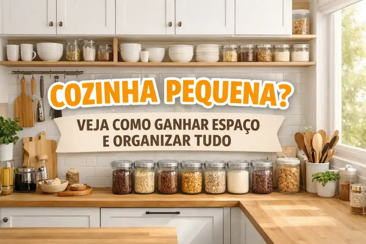 Organização de cozinha: Como ganhar espaço e praticidade mesmo em ambientes pequenos