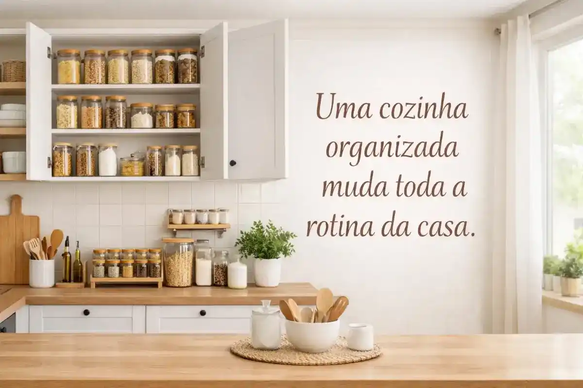 Organização da cozinha: Guia completo para organizar e manter tudo no lugar