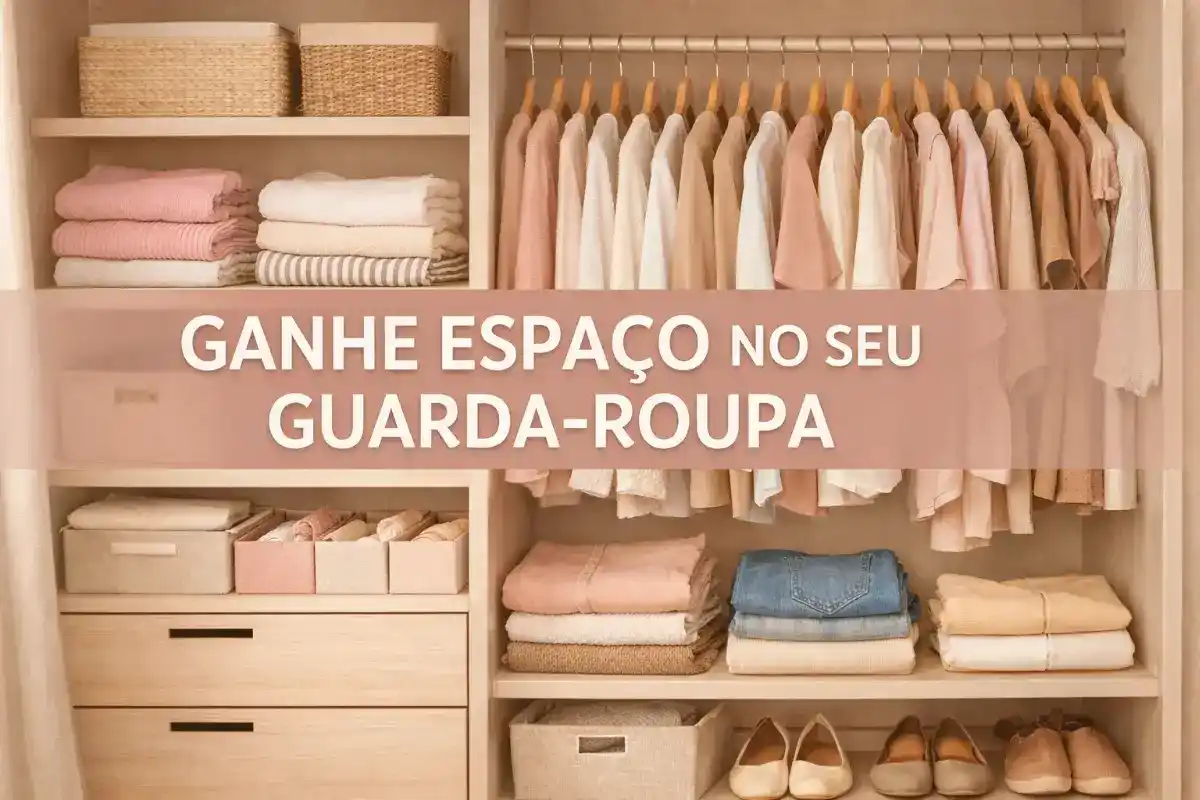 Organização de guarda-roupa: Passo a passo simples para ganhar espaço e tempo