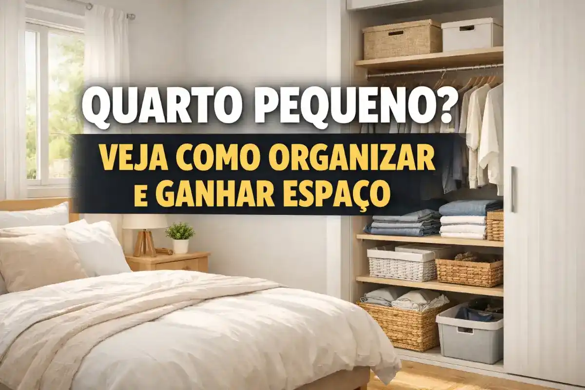Organização do quarto: Estratégia funcional para quem tem pouco espaço