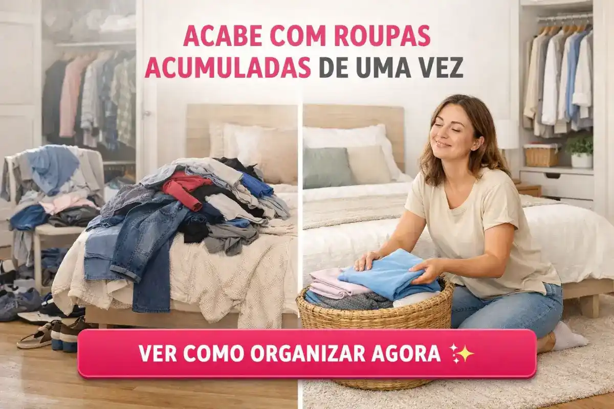 Organização do quarto: Método simples para acabar com roupas acumuladas