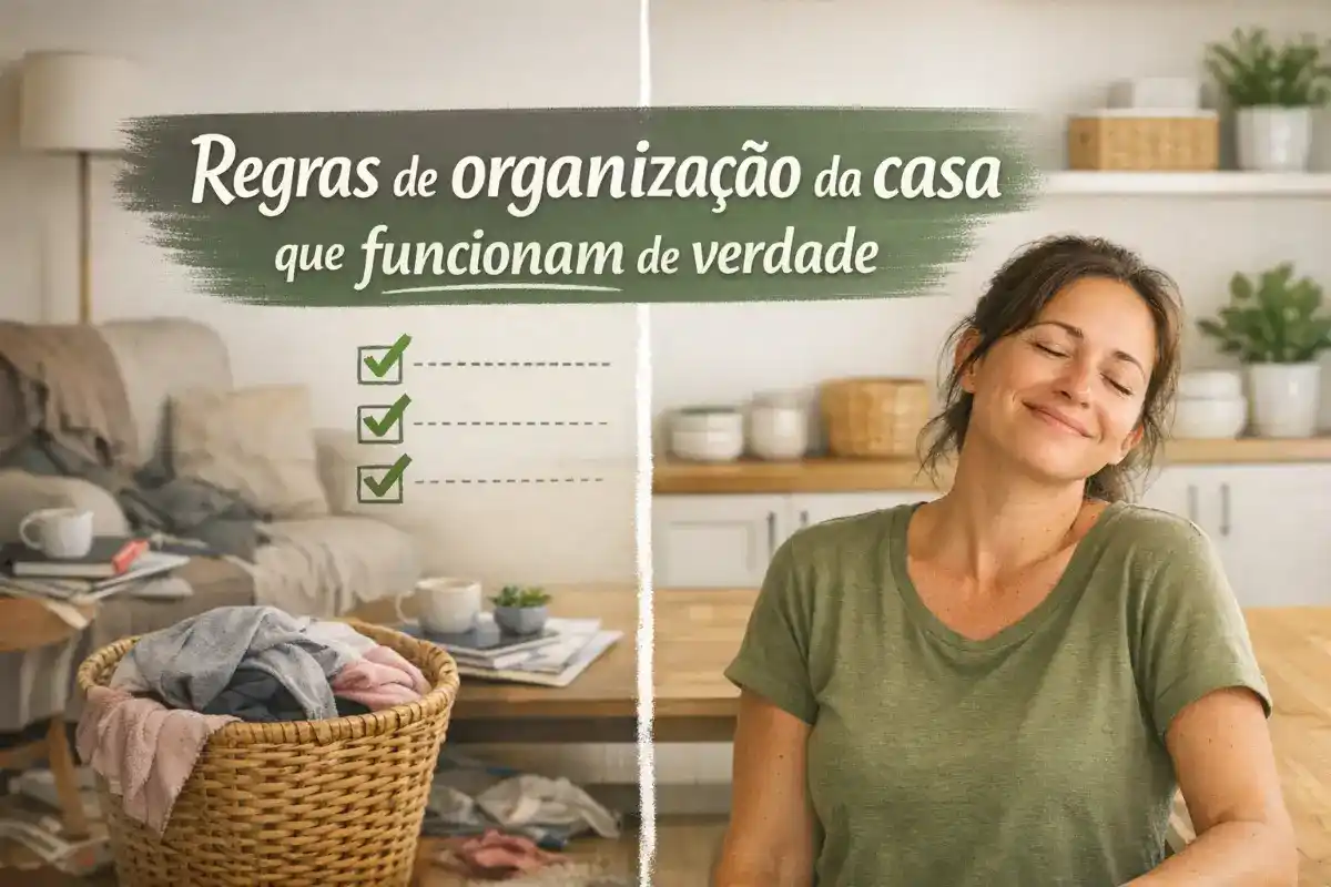 Regras de organização da casa que funcionam de verdade