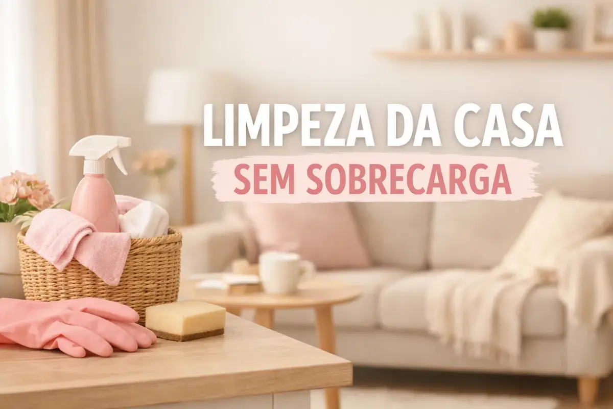 Rotina de limpeza: Estratégia inteligente para manter tudo limpo sem sobrecarga
