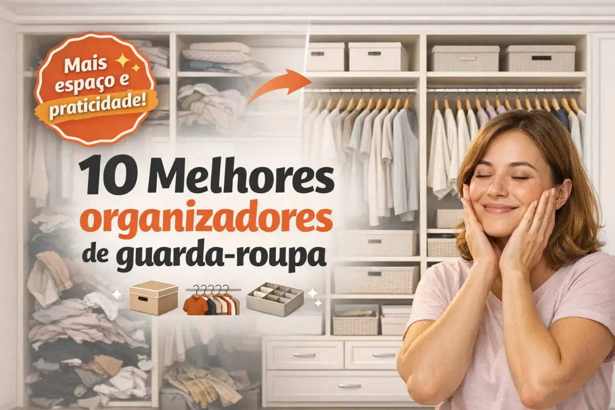 10 Melhores organizadores de guarda-roupa
